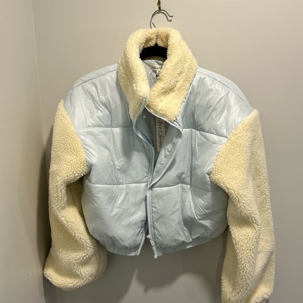 For Love & Lemons cozy puffer jacket